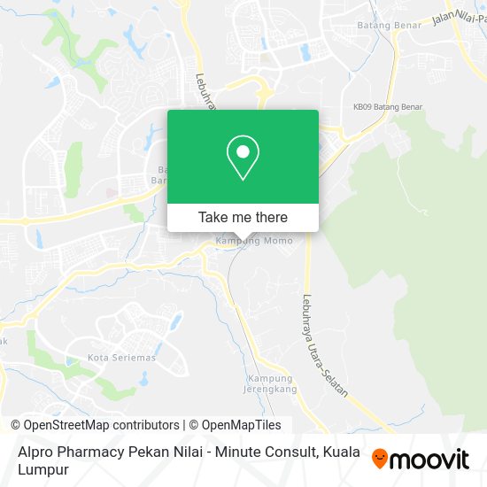 Peta Alpro Pharmacy Pekan Nilai - Minute Consult
