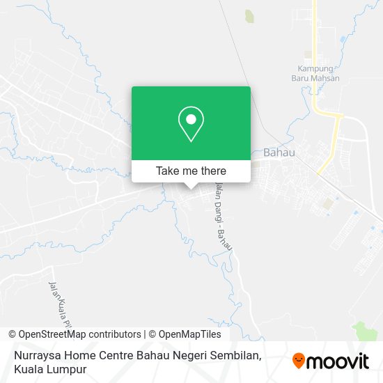 Peta Nurraysa Home Centre Bahau Negeri Sembilan