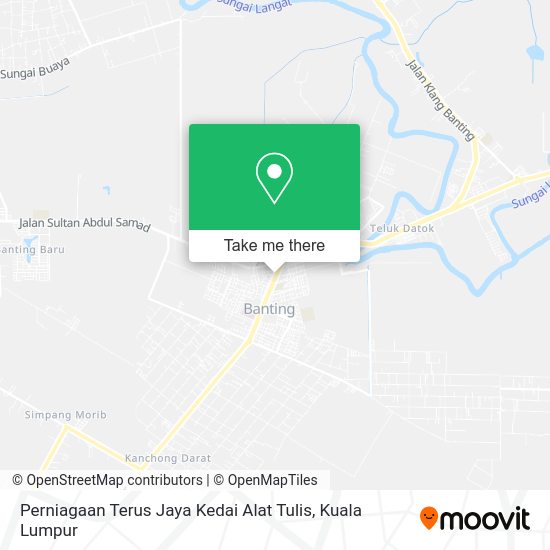 Peta Perniagaan Terus Jaya Kedai Alat Tulis