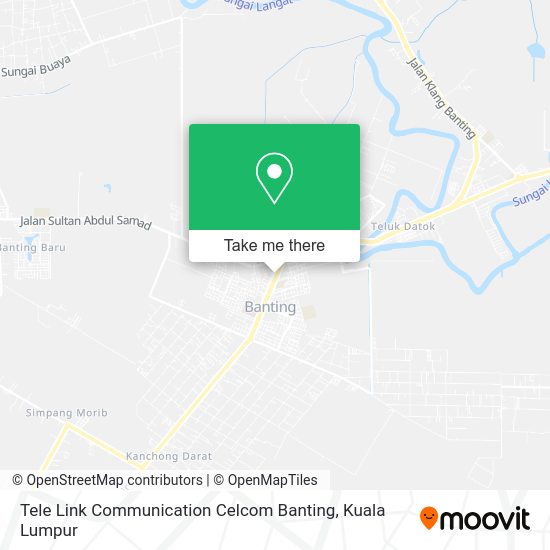 Tele Link Communication Celcom Banting map