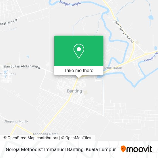 Gereja Methodist Immanuel Banting map
