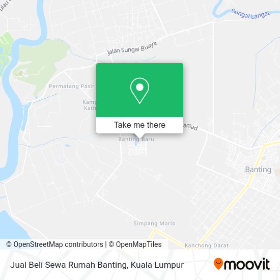 Jual Beli Sewa Rumah Banting map