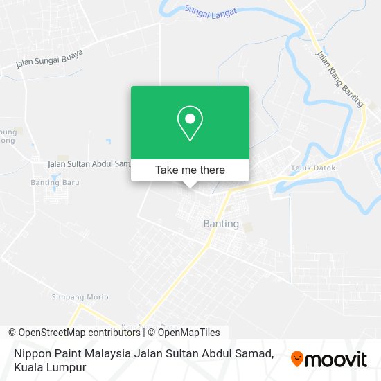 Peta Nippon Paint Malaysia Jalan Sultan Abdul Samad