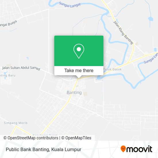 Public Bank Banting map