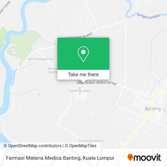 Farmasi Materia Medica Banting map