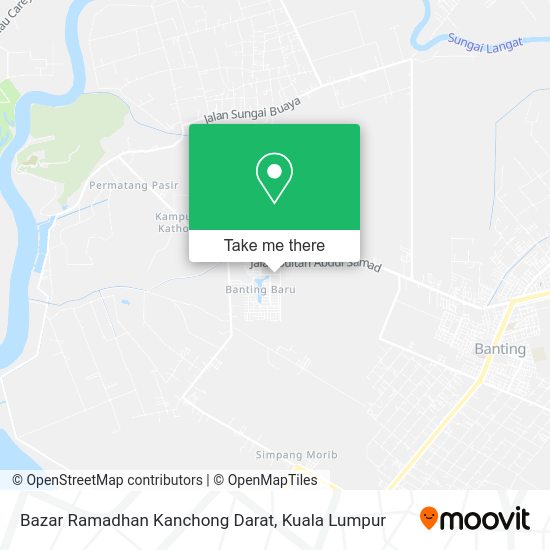 Peta Bazar Ramadhan Kanchong Darat