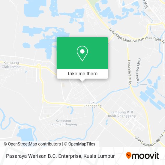 Pasaraya Warisan B.C. Enterprise map