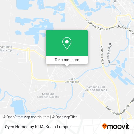 Oyen Homestay KLIA map