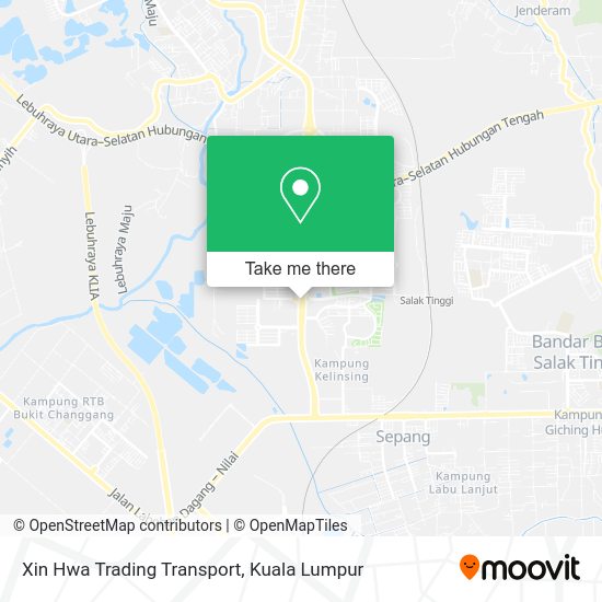 Peta Xin Hwa Trading Transport