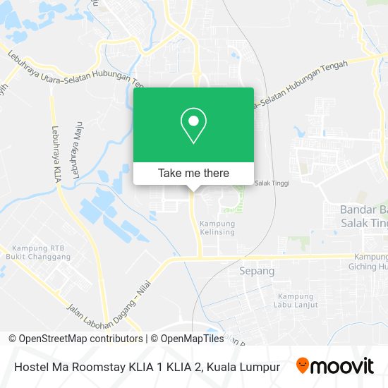 Peta Hostel Ma Roomstay KLIA 1 KLIA 2