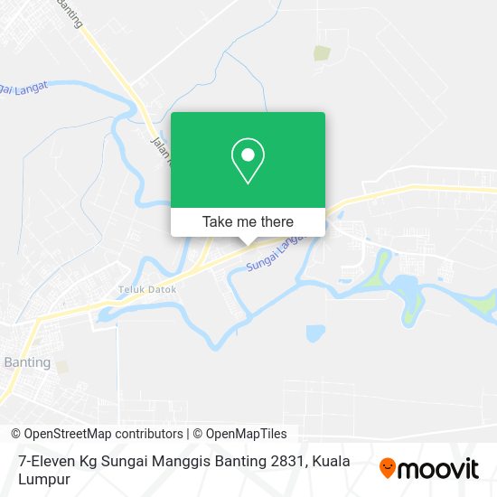 7-Eleven Kg Sungai Manggis Banting 2831 map