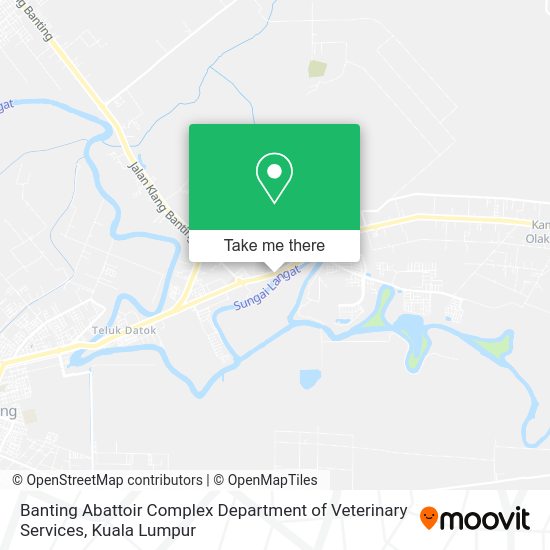 Banting Abattoir Complex Department of Veterinary Services map