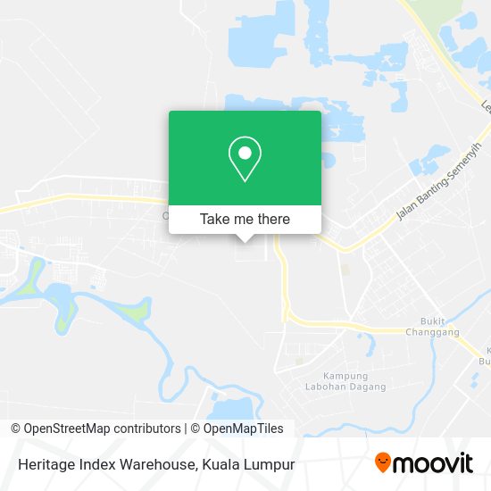 Heritage Index Warehouse map
