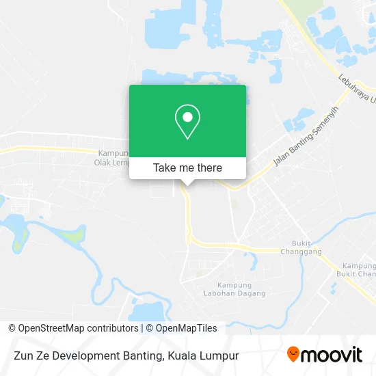 Zun Ze Development Banting map
