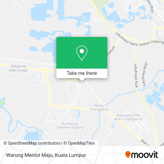 Warung Mentol Maju map