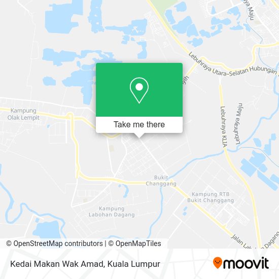 Kedai Makan Wak Amad map