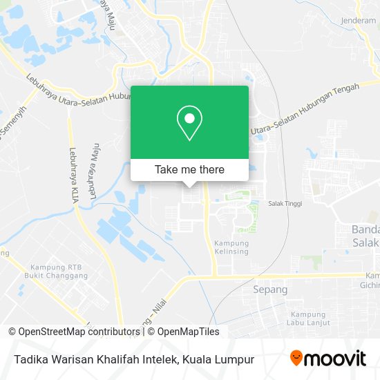 Tadika Warisan Khalifah Intelek map