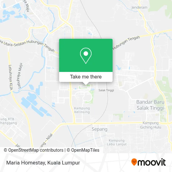 Maria Homestay map