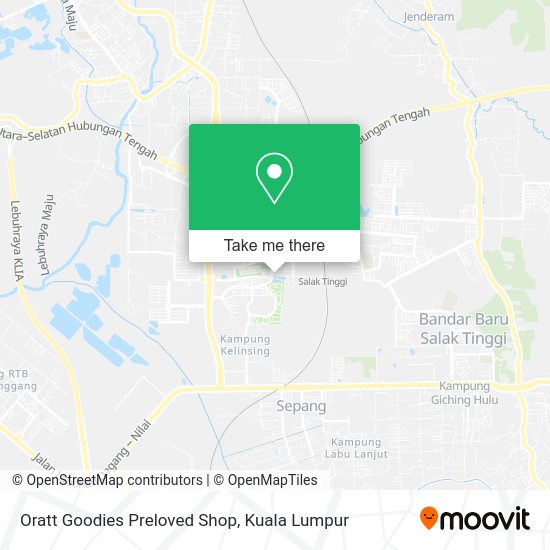 Oratt Goodies Preloved Shop map