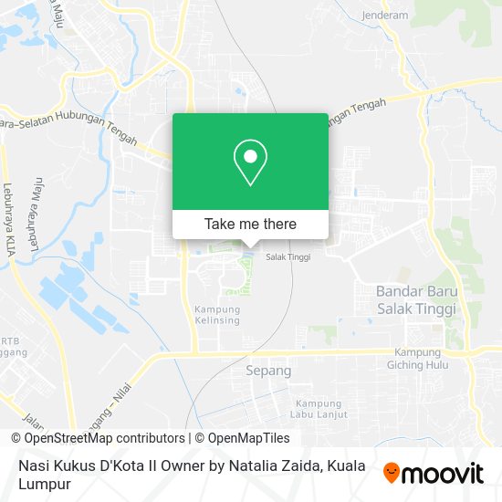 Nasi Kukus D'Kota II Owner by Natalia Zaida map