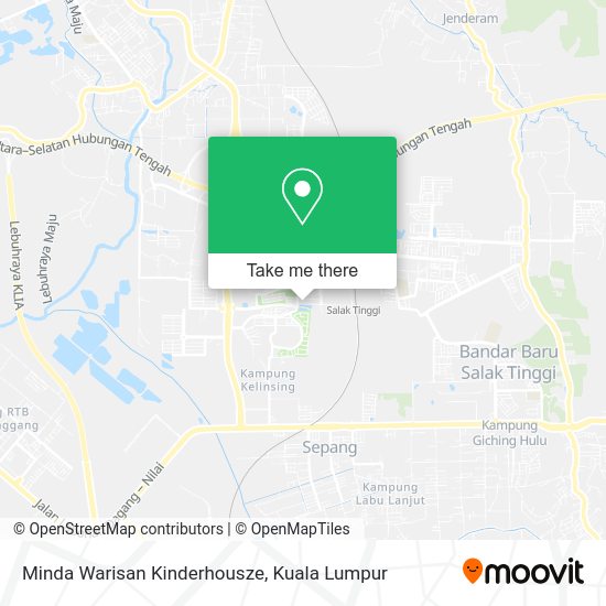 Minda Warisan Kinderhousze map