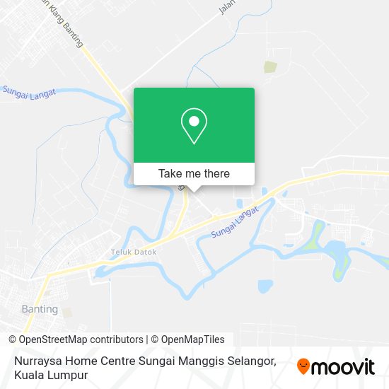 Peta Nurraysa Home Centre Sungai Manggis Selangor