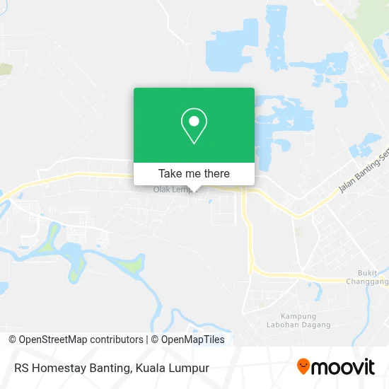 RS Homestay Banting map