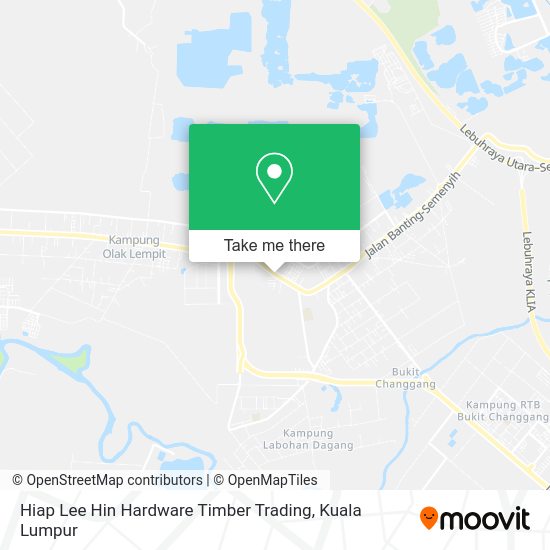 Peta Hiap Lee Hin Hardware Timber Trading