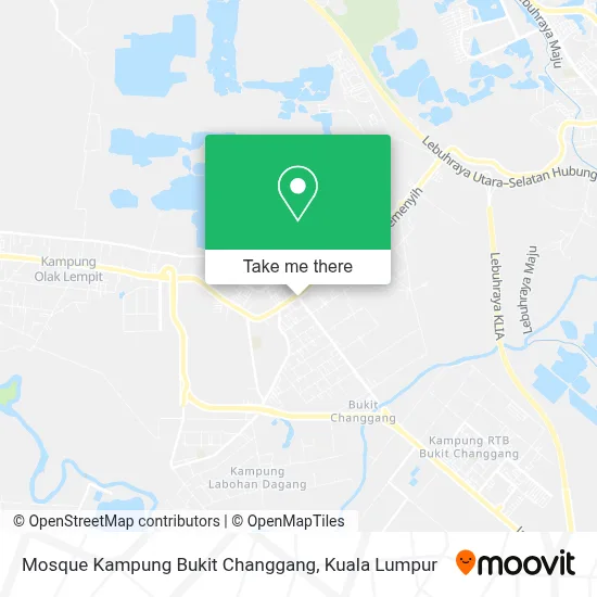 Mosque Kampung Bukit Changgang map