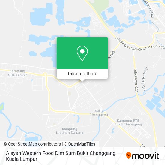 Aisyah Western Food Dim Sum Bukit Changgang map