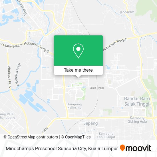 Mindchamps Preschool Sunsuria City map