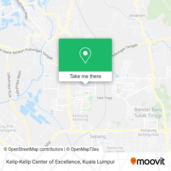 Kelip-Kelip Center of Excellence map
