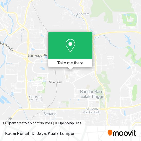 Kedai Runcit IDI Jaya map