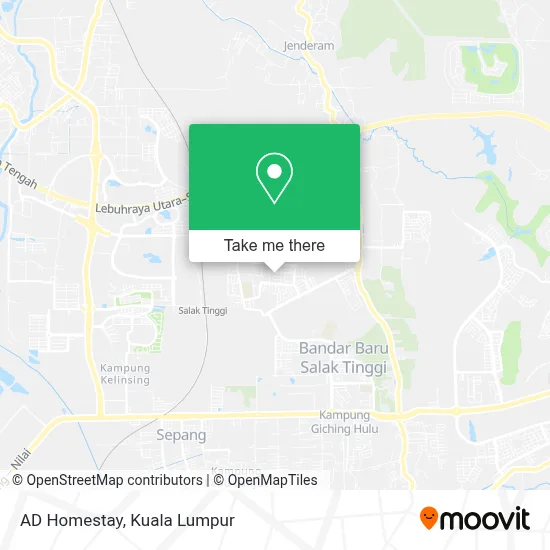 AD Homestay map