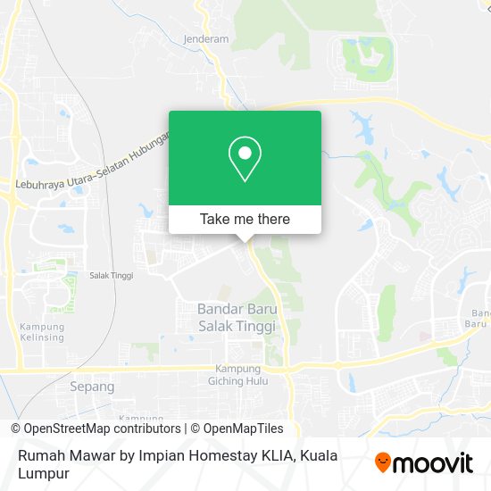 Rumah Mawar by Impian Homestay KLIA map