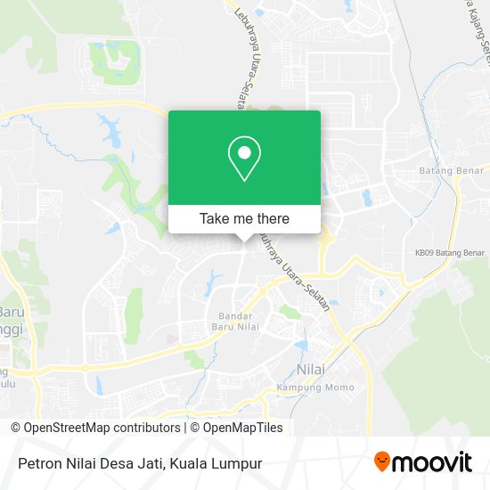 Petron Nilai Desa Jati map