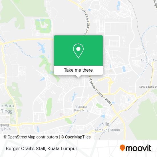 Peta Burger Orait's Stall