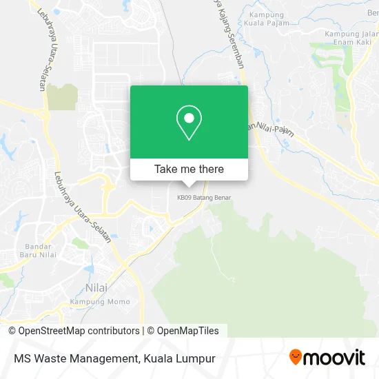 MS Waste Management map