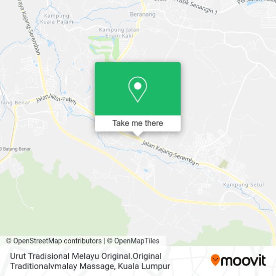 Urut Tradisional Melayu Original.Original Traditionalvmalay Massage map
