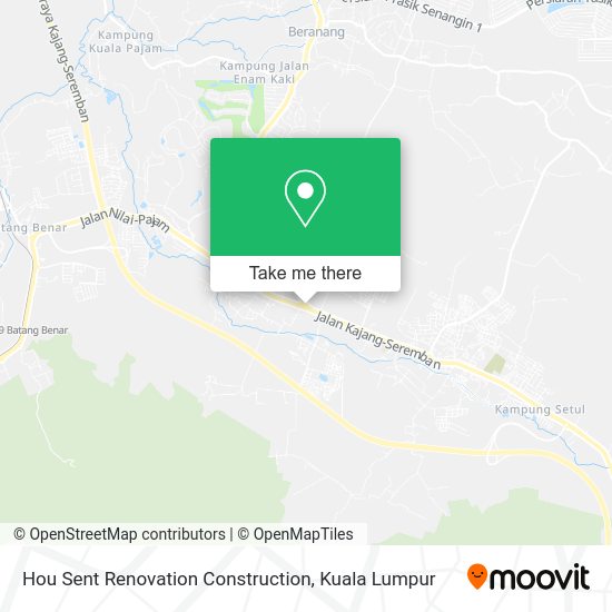 Hou Sent Renovation Construction map