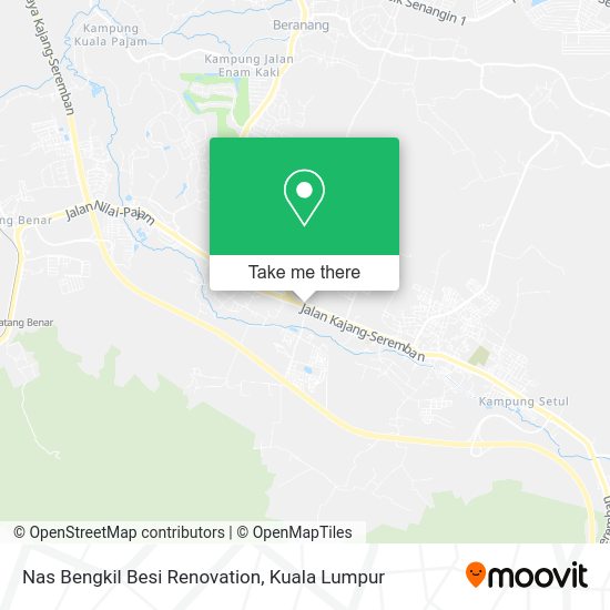 Nas Bengkil Besi Renovation map