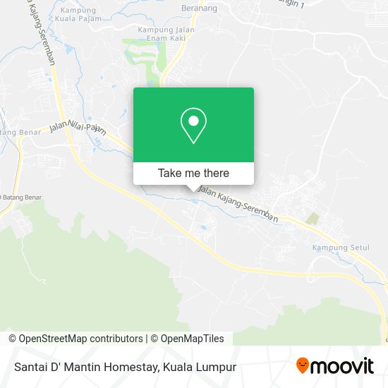 Santai D' Mantin Homestay map