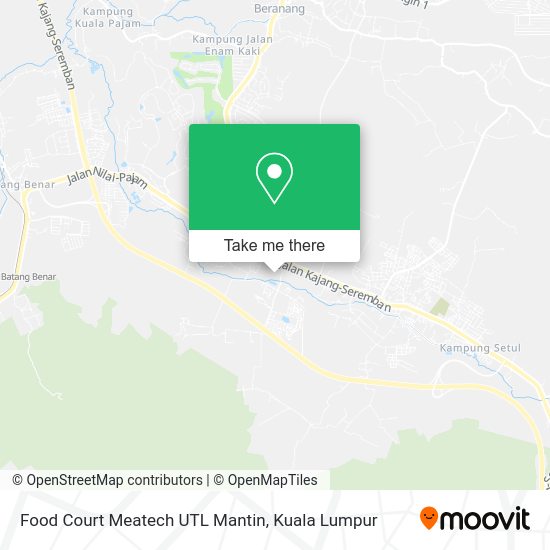Food Court Meatech UTL Mantin map