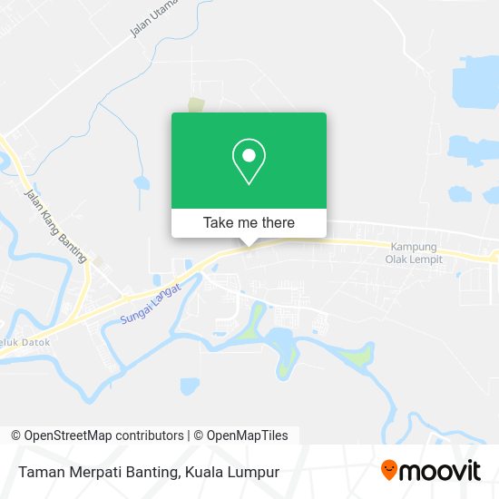 Peta Taman Merpati Banting