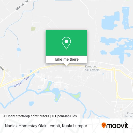 Nadiaz Homestay Olak Lempit map