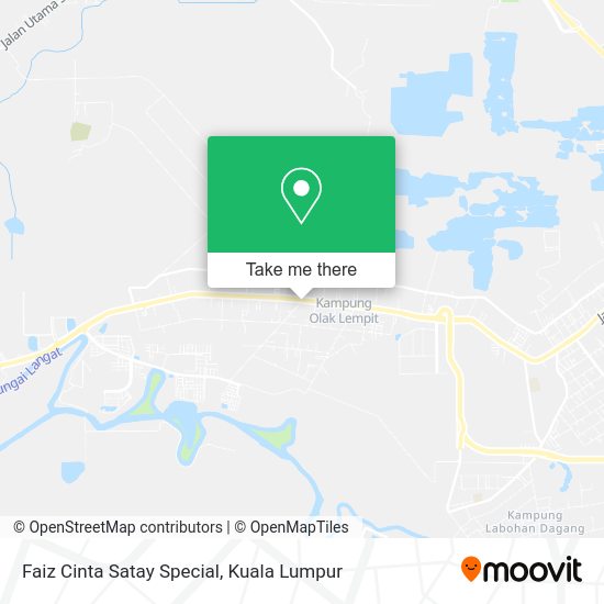 Faiz Cinta Satay Special map