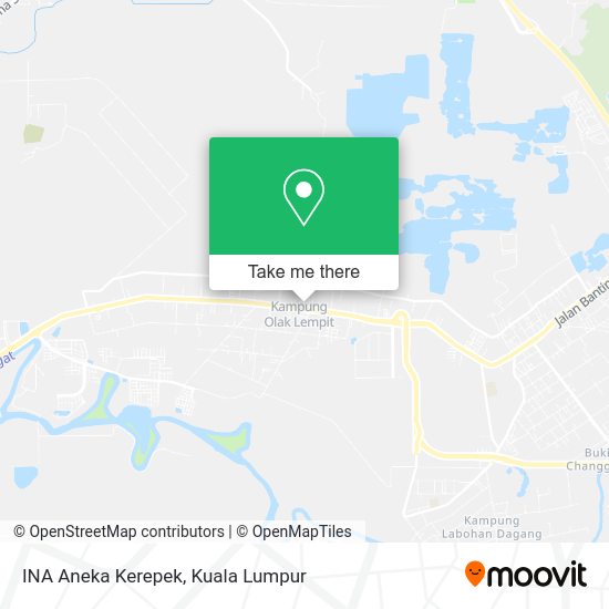 INA Aneka Kerepek map