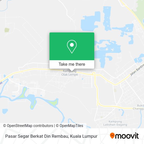Pasar Segar Berkat Din Rembau map