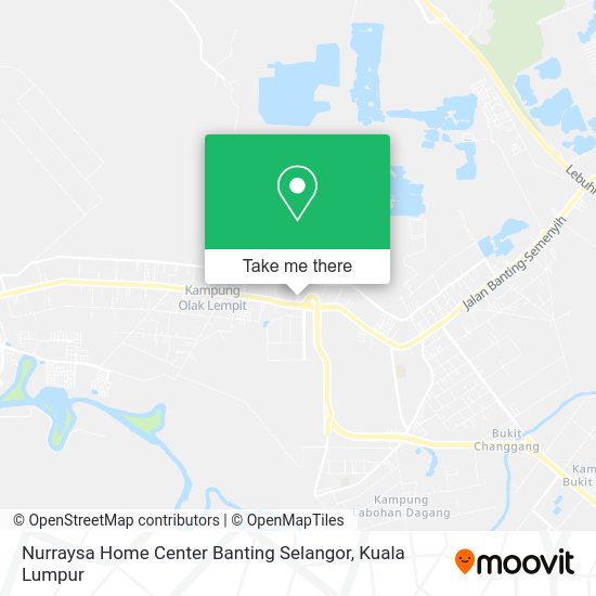 Nurraysa Home Center Banting Selangor map