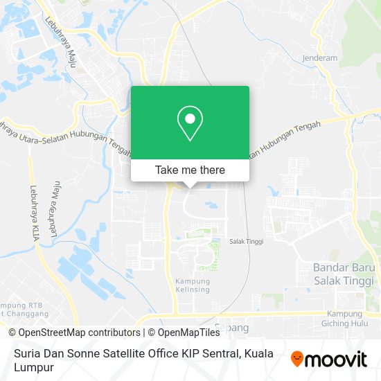 Peta Suria Dan Sonne Satellite Office KIP Sentral